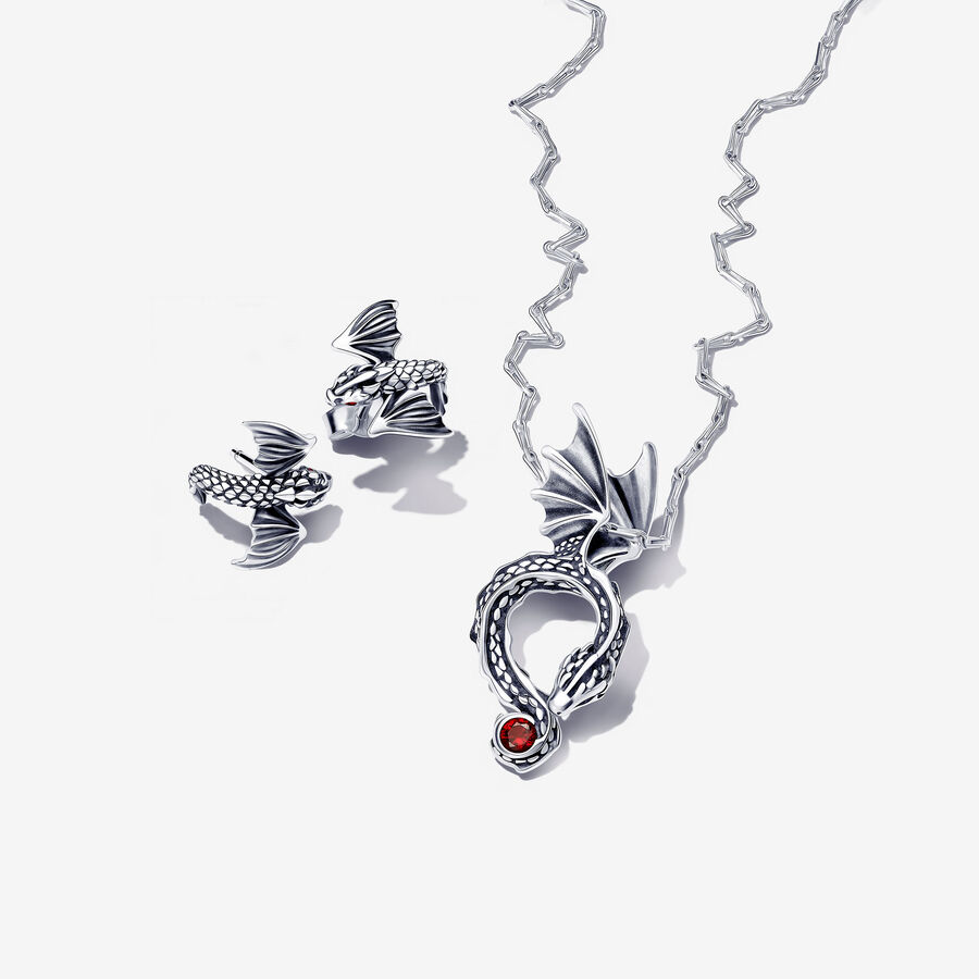 Game of Thrones Dragon Jewelry Set image number 0